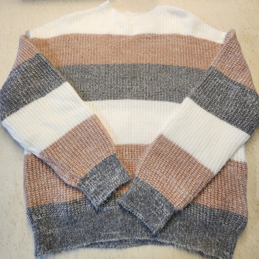 SHEIN Fuzzy Knit Sweater